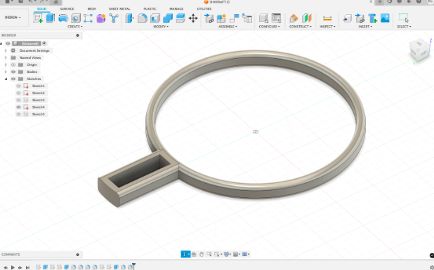 Bag Holder CAD Design