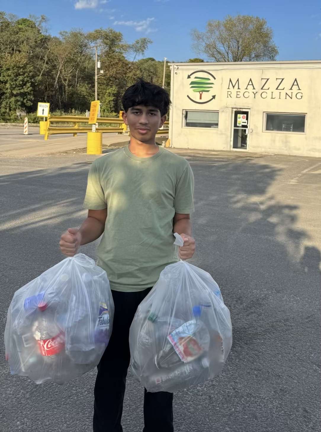 Mazza Recycling donation